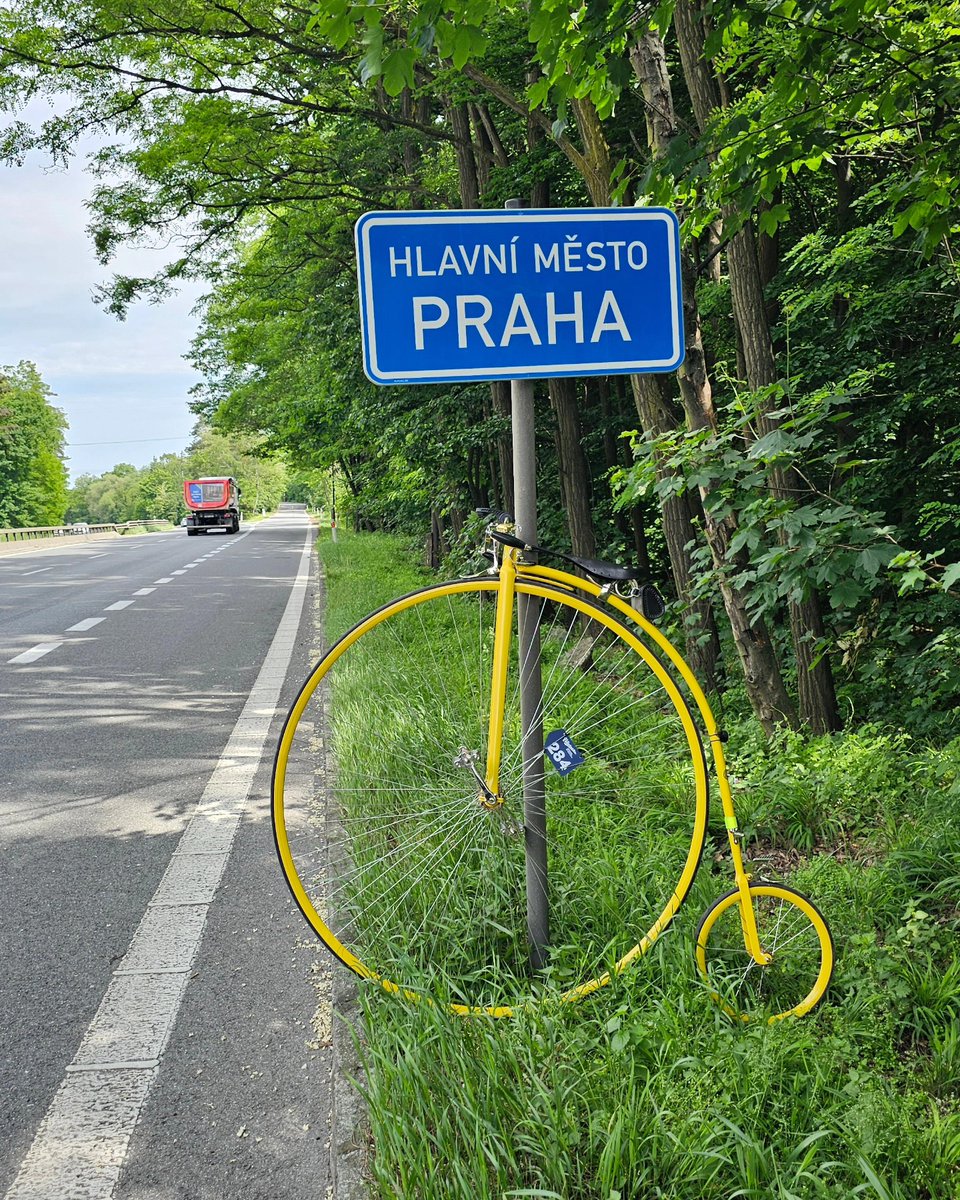 rossanthony0782's tweet photo. Arriving in Prague on a penny-farthing fulfills one big dream. https://t.co/gT8PSXs3Tm