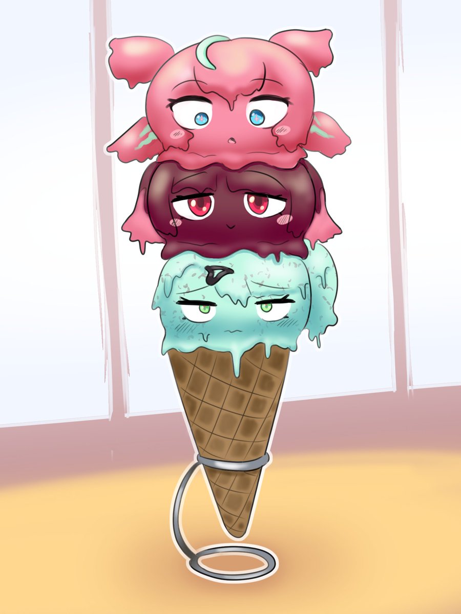 doughyloaf's tweet photo. delusion-flavored triple scoop https://t.co/Ne5I9dhDQs