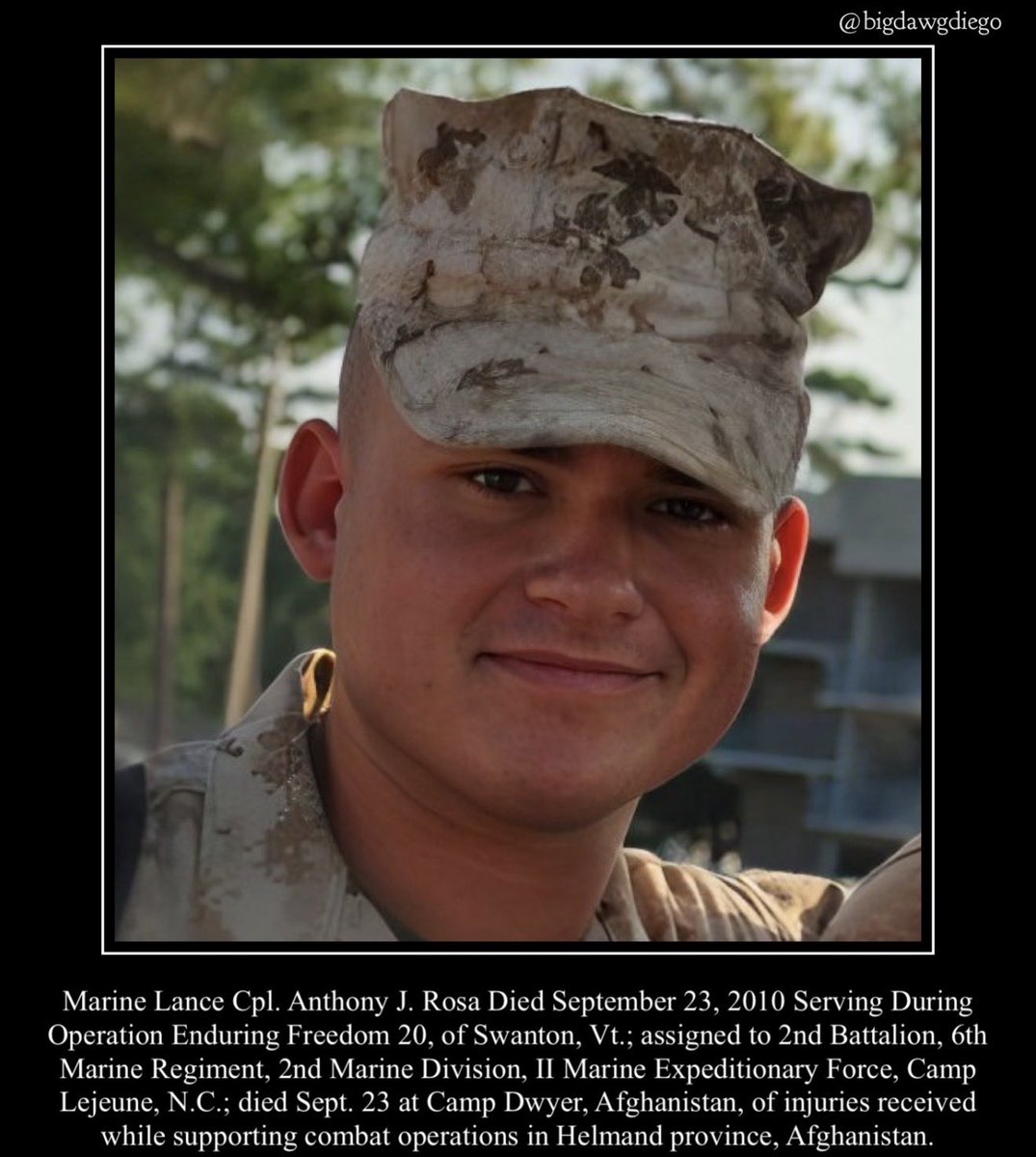 bigdawgjdub's tweet photo. "They say no man is truly Dead until he is
Forgotten, so Today I say your name so you are not."
#nooneleftbehind #rememberthefallen #warrior #usmc #marines #2ndbattalion6thmarineregiment #2ndmarinedivision #iimarineexpeditionaryforce https://t.co/nzmE32QCra