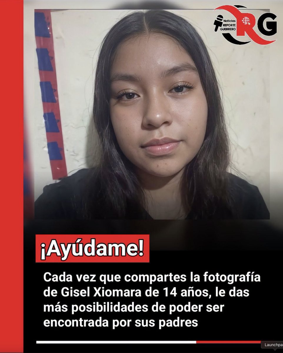 ReporteMxNotic1's tweet photo. Se busca a Gisel Xiomara Lázaro Mandujano, de 14 años de edad, quien fue vista por última vez el 23 de septiembre en Chilpancingo, Guerrero
#HastaEncontrarla @FGEGuerrero @FGRMexico @SSPCMexico
https://t.co/46nGrs84ST https://t.co/gjtXspWRz3