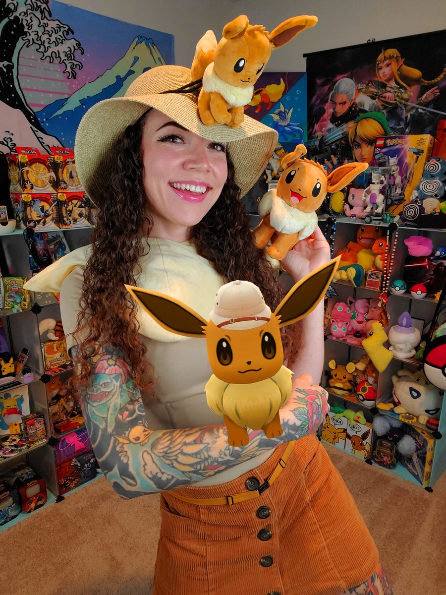 PkmnMasterHolly's tweet photo. 🦊🤎 Safari Eevee Trainer Cosplay! 🧭✨
The Pokémon GO Boston City Safari may be postponed, but Eevee and I are ready for any weather!
📸 20-photo cosplay set + Behind-The-Scenes vid now live on Patreon:
🔗 https://t.co/ml8rchIO89
#PokemonGO #PokemonGOCitySafari #PokemonGOSafari https://t.co/vHjlChwvvo