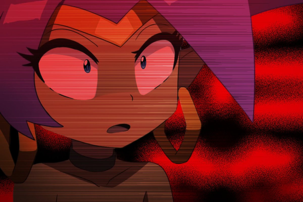 _HalfGenieHero_'s tweet photo. [ * . . . ]

[ * Shantae couldn't even say a word. ]

[ * Its presence is incomprehensible. ]

[ * Its- ] https://t.co/QBcRGw6J6D
