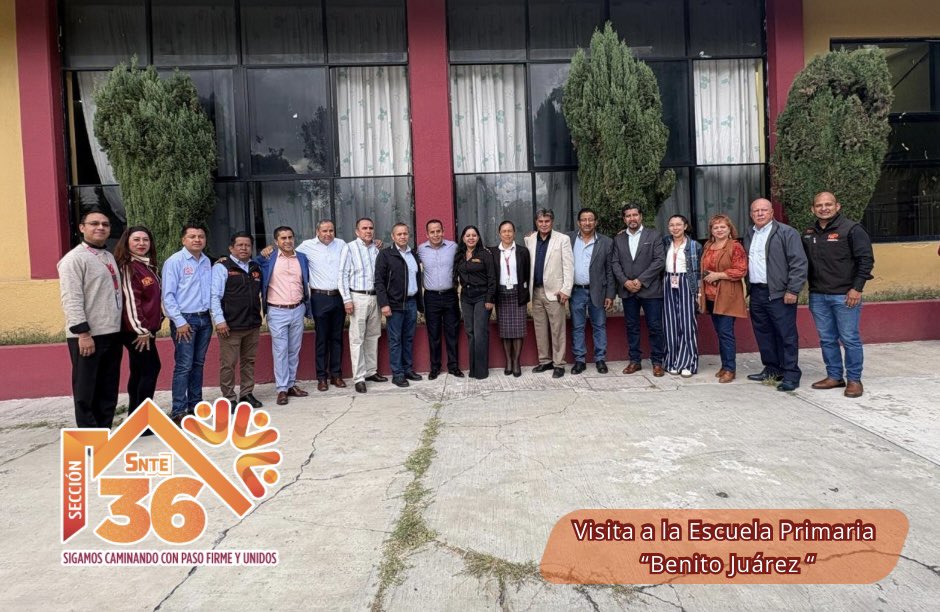 Seccion36Ofic's tweet photo. 🟠 Este viernes en el marco de la sesión del Consejo Técnico Escolar, la Mtra. Mónica Miriam Granillo Velazco, Secretaria General de la Sección 36 del SNTE, acompañada por el Profr. Omar Pereyra Pérez, realizó una visita a la Escuela Primaria Benito Juárez.

#Sección36 https://t.co/0oi6CmGxbt