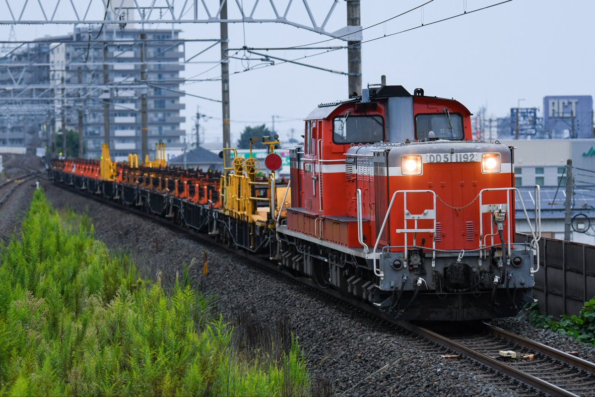 CV7029's tweet photo. 工9590レ 金沢工臨返空
DD51 1192+ロンチキ10B https://t.co/NTF4DjhCgF