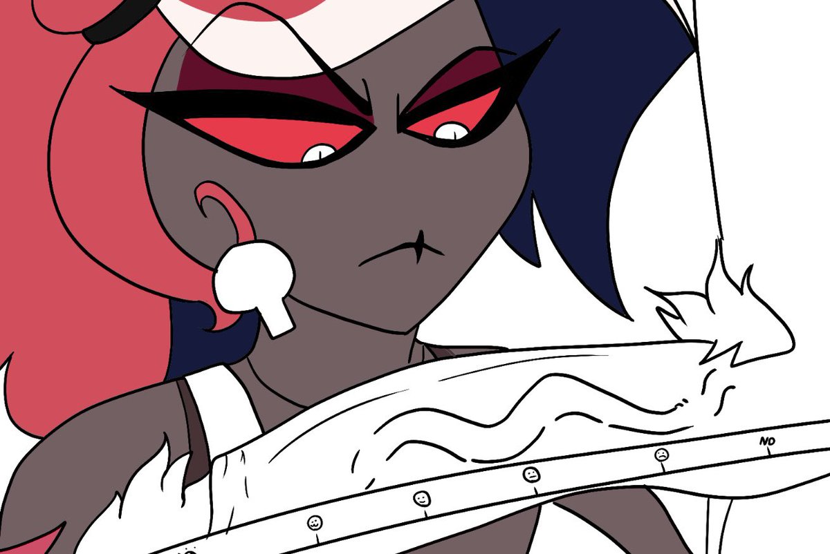 OniBoi0's tweet photo. Sneak Wip
I wonder what Velvet is doing 
#hazbinhotelr34 
#HazbinhHotel 
#nsfw 
#art https://t.co/zkFTOthMh8