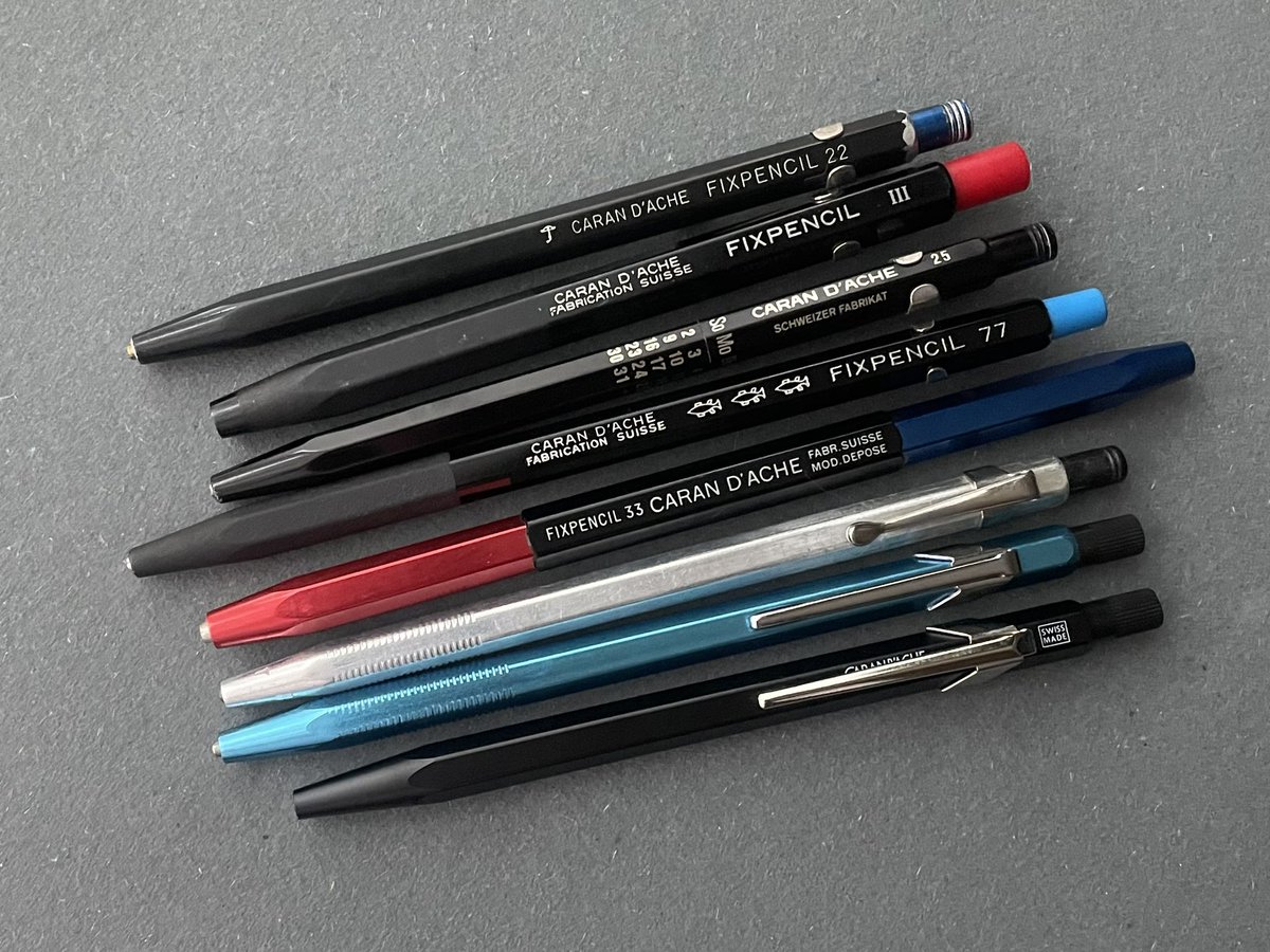 aaqriq5's tweet photo. お気に入りのFixpencil
一番下は普段使いしているものです。 https://t.co/qz13EhIZD8