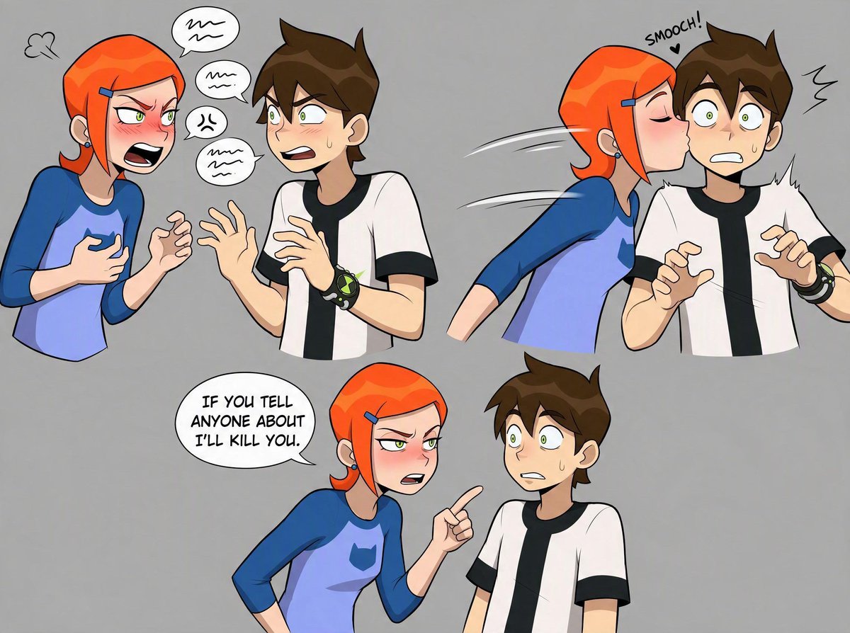 GrimTales0's tweet photo. El equivalente occidental del tsundere

El tropo Enemies to Lovers💜:
En la narrativa occidental moderna, la dinámica tsundere suele manifestarse en este tropo, donde la hostilidad inicial oculta una atracción no admitida

#Ben10 #BenTennyson #ship #fanart #GwenTennyson #BenxGwen https://t.co/G8wcOLgv2l