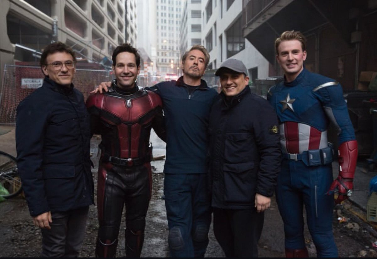 Highonn18's tweet photo. therussobrothers share some more BTS memories from the making of AVENGERS: ENDGAME ❤️‍🔥

“Some more memories from the making of Endgame...

We hope you all enjoy Avengers Endgame: Encore 👊” https://t.co/b2P7zKiVmU