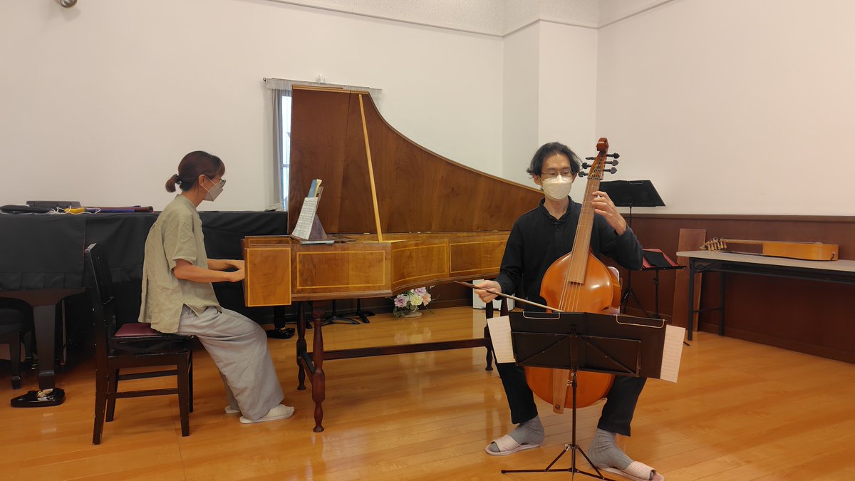 NagoyaBaroque's tweet photo. この組み合わせは久しぶりかも。
J.S.バッハ、チェンバロとヴィオラ・ダ・ガンバのためのソナタ
#第137回例会 https://t.co/TvhAThKqlt