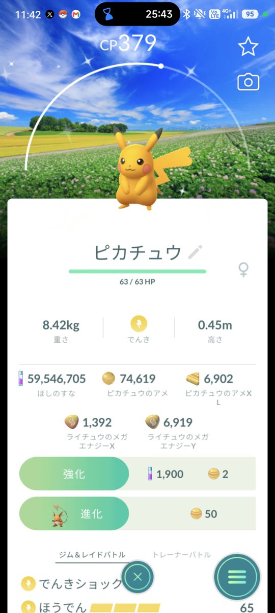 tobu200000's tweet photo. 初ご当地ピカチュウから14体目で次がキラった！
都道府県被らなくてよかった… https://t.co/RNJJ2n7Geg
