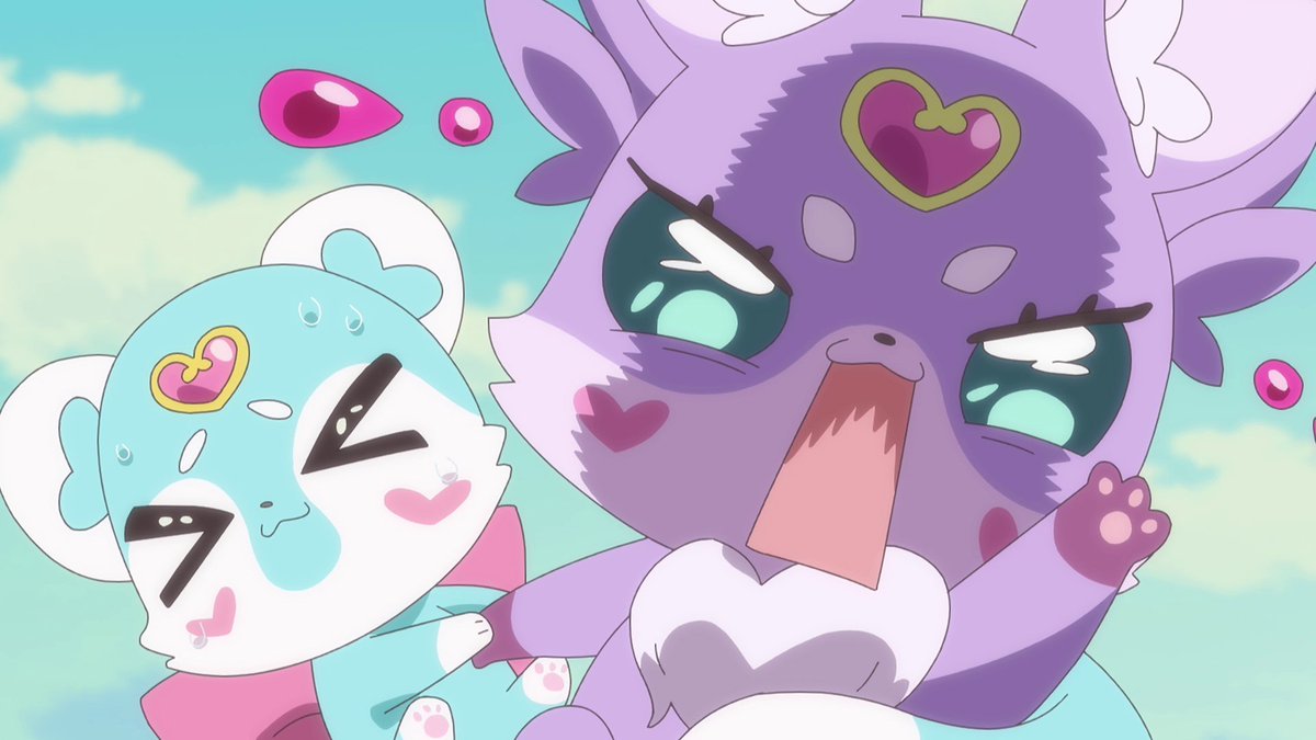 oricon_anime_'s tweet photo. 📺『名探偵プリキュア！』第35話
⠀
小林みくる、赤面し顔覆うもしっかり凝視！
ニジーとゴウエモンは何やら大変なことに
⠀
るるかが拾ったラブレターを調査
https://t.co/7jEPKpRlUW
⠀
高等部に通うことになったるるかとくれあ。まだ届いていないラブレターを発見し、送り主に届けるため調査。封を開けずに中身を確認すると…