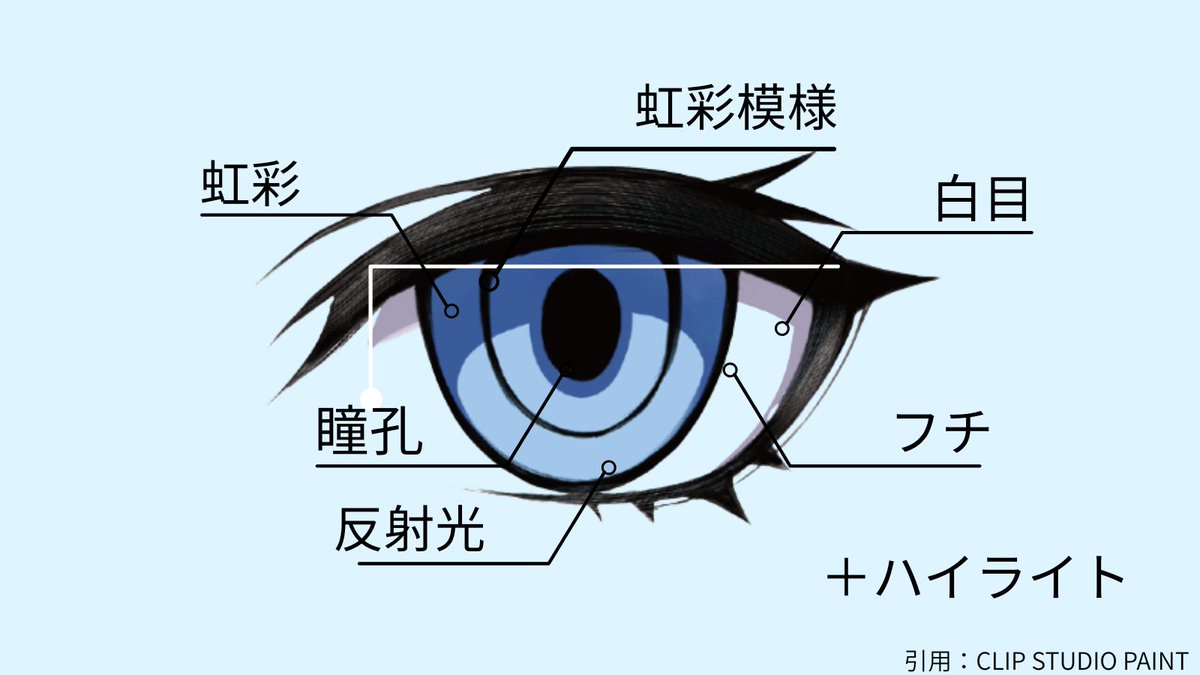 hamnchu_pococha's tweet photo. 【絵が描けなくてもオリジナル瞳を作る計画🎨】

イラストの瞳は基本的には「白目」「フチ」「虹彩」「瞳孔」「ハイライト」などのパーツの組み合わせで作られている👁️

つまり…この各パーツを自由に「調整」さえできれば、お絵描きスキルがゼロでも、自分だけのアイテクスチャが作れるということかもしれません💡

合わせて、アバター間のアイテクスチャも自由に変換できれば改変自由度増すかもしれません

現在、お絵描き不要で誰でも思い通りのアイテクスチャを作れる環境を作成中です🐹
進捗（WIP）をどんどん載せていくのでお楽しみに！

#VRChat #BOOTH #3DCG
