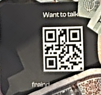 CristianDavidBS's tweet photo. @mafercleves Que es este QR y por qué te lleva a un chat extraño? https://t.co/KRFXYW09Rk