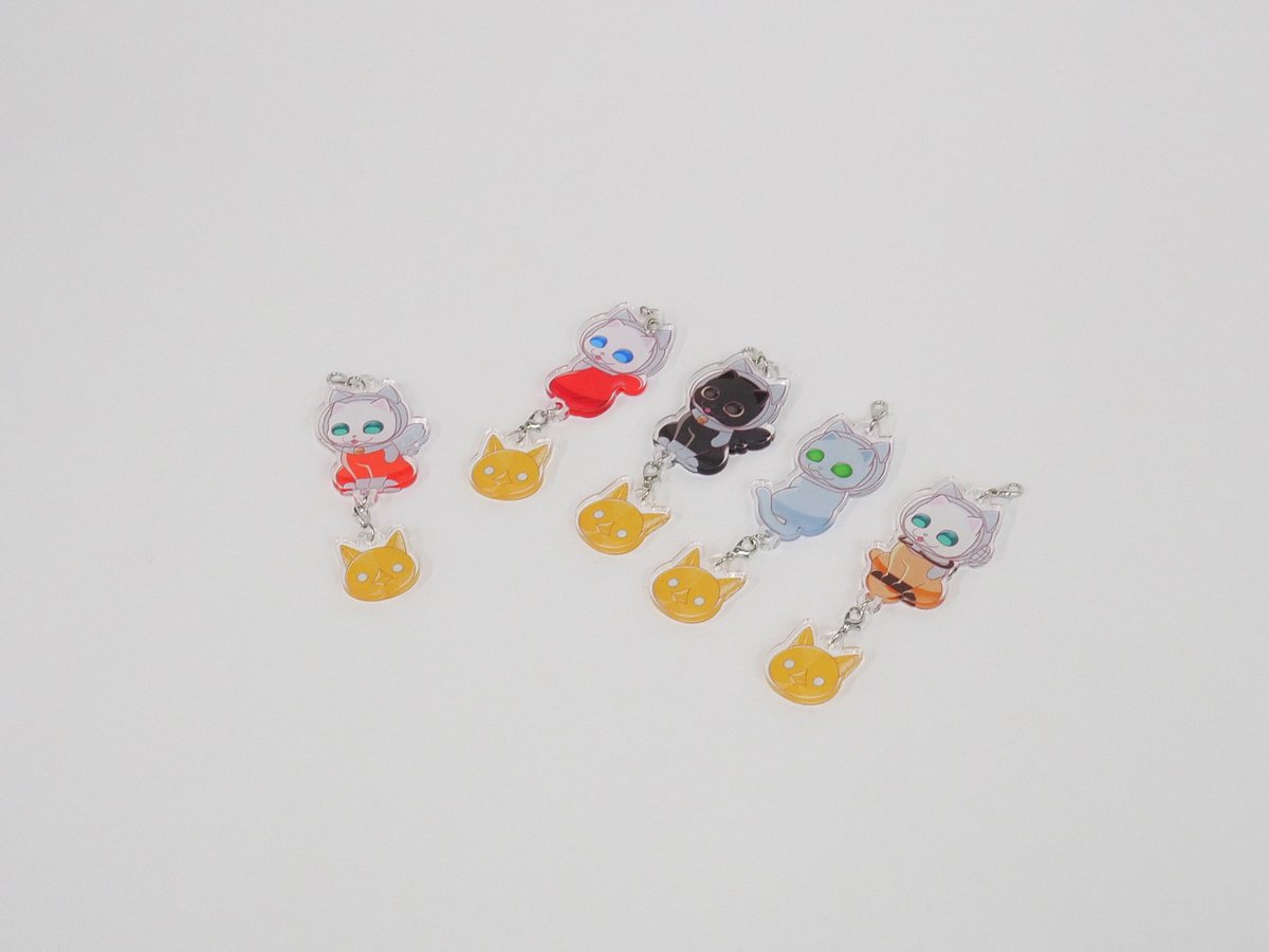 ULTRA_W_2025's tweet photo. 歴代SHIP'SCAT達がかわいい姿でアクリルキーホルダーになりました！
ルカ号の頭は取り外し可能！お好きなSHIP'SCAT達を組み合わせてみてください！
是非皆さんお気に入りの子達を身につけてお出かけしてあげてくださいね！

#ヤノベケンジ
#シップスキャット
#京都芸術大学
#モフモフぷらねっこ https://t.co/B9TWi0XmyN