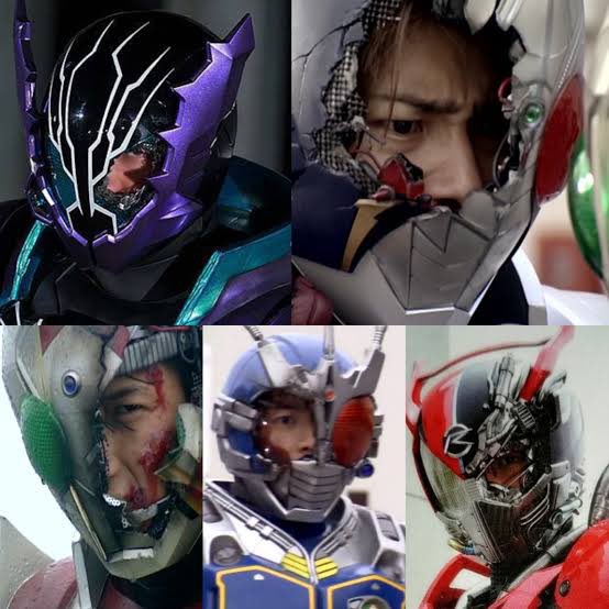 ThatRiderGuy's tweet photo. Broken helmet and helmet-less fight scenes are some of my absolute favorites in Tokusatsu https://t.co/HHSPdzKLJz