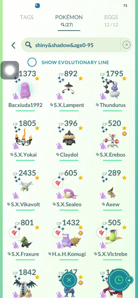 HiuTrn06982023's tweet photo. I just got shiny shadow Quagisre and it from use daily free raid pass 😐💜
#pokemongo #Quagisre
#shinyshadow #shadowpokemon
#shinypokemon #pokemon https://t.co/qU7r6OfzEE