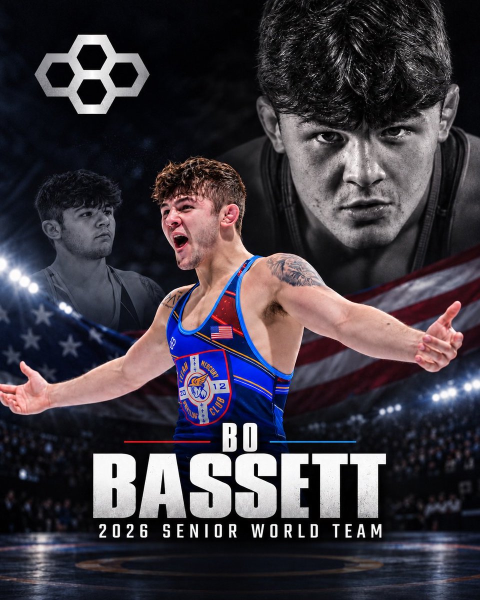 RudisRowley's tweet photo. We at RUDIS gave Bo Bassett a six figure deal at 14. Had 2027 circled for his first Senior World Team, LA 2028 for gold and a shoe deal to follow 💪🏿 

Today he beat Real Woods to make his first Senior World Team a year early. Apparently nobody told Bo to wait 👏🏿 https://t.co/7RFpaPfeGx