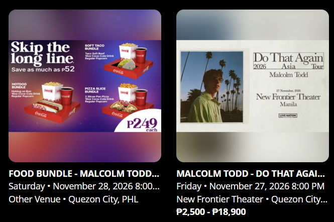 nalee_cart's tweet photo. bff announce malcolm day 2 is now @livenationph https://t.co/iAthuAoNvN
