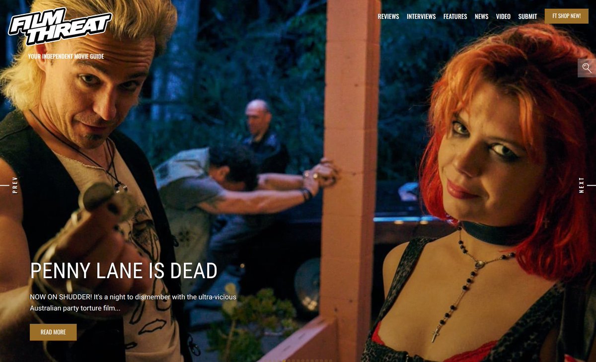 FilmThreat's tweet photo. "…Penny is blonde, beautiful, and too perfect, and Kat completely hates her…" Michael Talbot-Haynes reviews the @Shudder title Penny Lane Is Dead.
https://t.co/DGd9CQ2kQs #SupportIndieFilm #PennyLaneIsDead #Horror #Shudder https://t.co/4TxrC1mYUt
