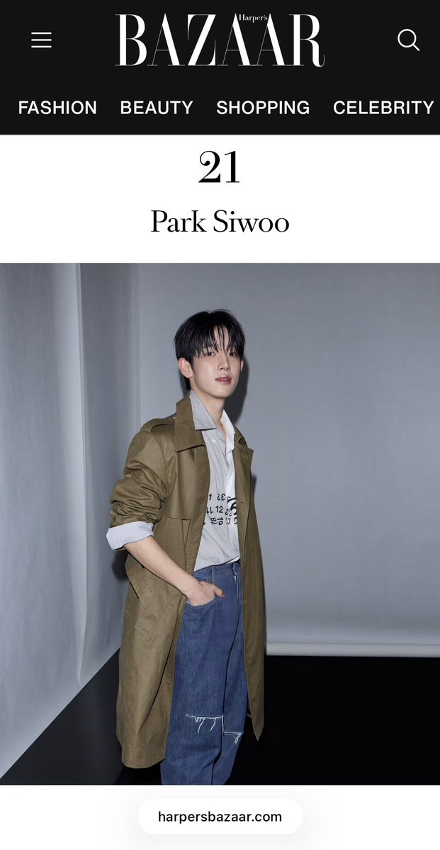 thatday05's tweet photo. Siwoo in Harper’s Bazaar news about front row stars at MFW SS27 

🫶🏻 https://t.co/GktqA0mrsQ

#PARKSIWOO
#박시우 
#PARKSIWOOXMM6
#PARKSIWOOMFWSS27 https://t.co/PVXklvN2Yc