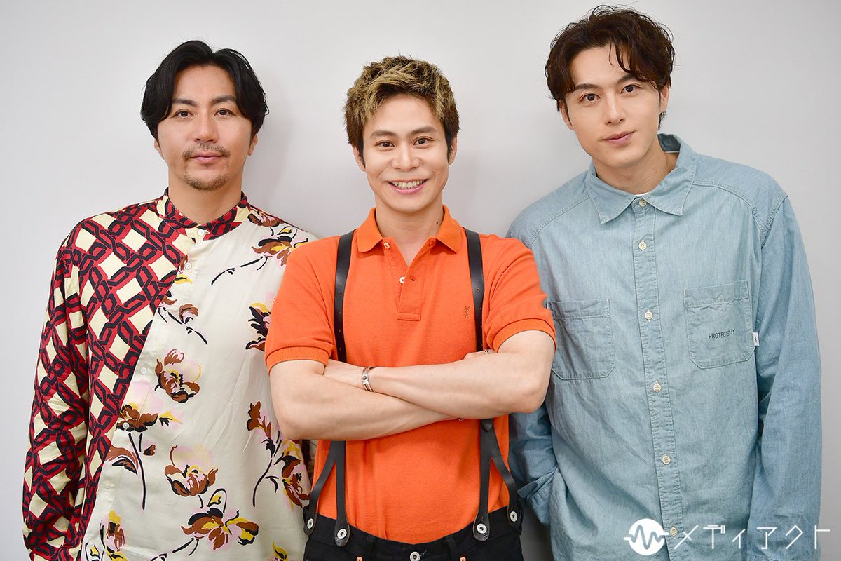 mediact_info's tweet photo. 【インタビュー】
郷本直也×鯨井康介×稲垣成弥、笑いと本音で語る「鉄ミュ」の魅力｜ミュージカル『青春-AOHARU-鉄道』7～イーストサイドストーリー～

写真5枚掲載！
https://t.co/M4q6XPRn9E
チェキプレゼント企画あり！
※詳細はリプライをご確認ください。

#鉄ミュ #青春鉄道 #郷本直也 #鯨井康介 #稲垣成弥