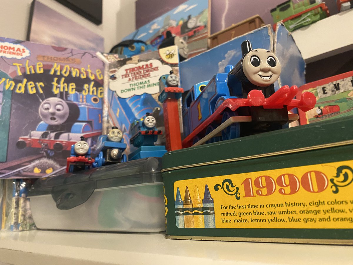DevinTTTE's tweet photo. Thomas the Tank Engine GALORE 💙 #thomasthetankengine #thomasandfriends #thomascollection #thomasfan #railfan https://t.co/Uxk3wJVKke