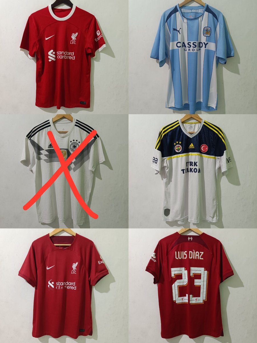 Sigit_1505's tweet photo. #Jersey4Sale 

Bismillah weekend ceria...
@Jerseyforum 

Only Bundling ❗❗❗ 

Pic.1 
M L
XL 
L
*2.100.000

Pic.2
S
M M 
S
*1.675.000

Pic.3
Adizero M 
L L 
M M 
*2.375.000

NETT FREE ONGKIR ❗❗❗ https://t.co/BmSV1a9YyT