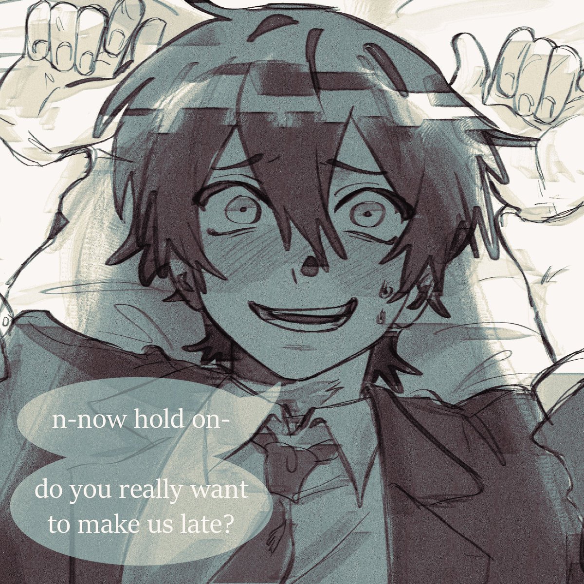 graysonsmt's tweet photo. the real reason follo wasn't wearing his suit properly in that official art
#follofriday https://t.co/xSN6hgeoIw