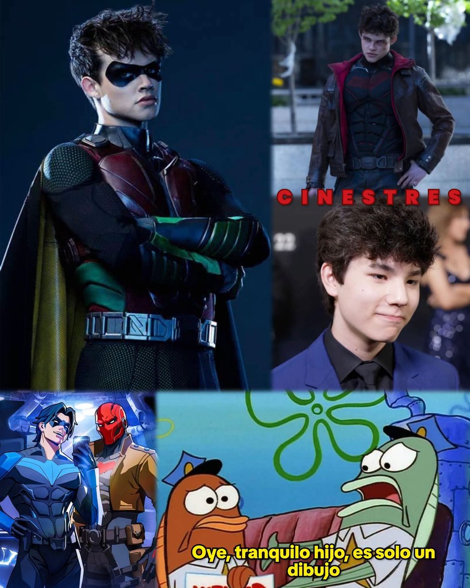 Wiimanu12's tweet photo. 🚨 Después de que se anunciara que #LoganKim daría voz a #RedHood en el proximo proyecto de "#DynamicDuo" de #DCStudios, el actor #CurranWalters, quien dio vida al personaje en la serie "#Titans", comenzó a comentar que no estaba de acuerdo.
"Hay que aprender a soltar, amigo." https://t.co/8yC0ihkMeP