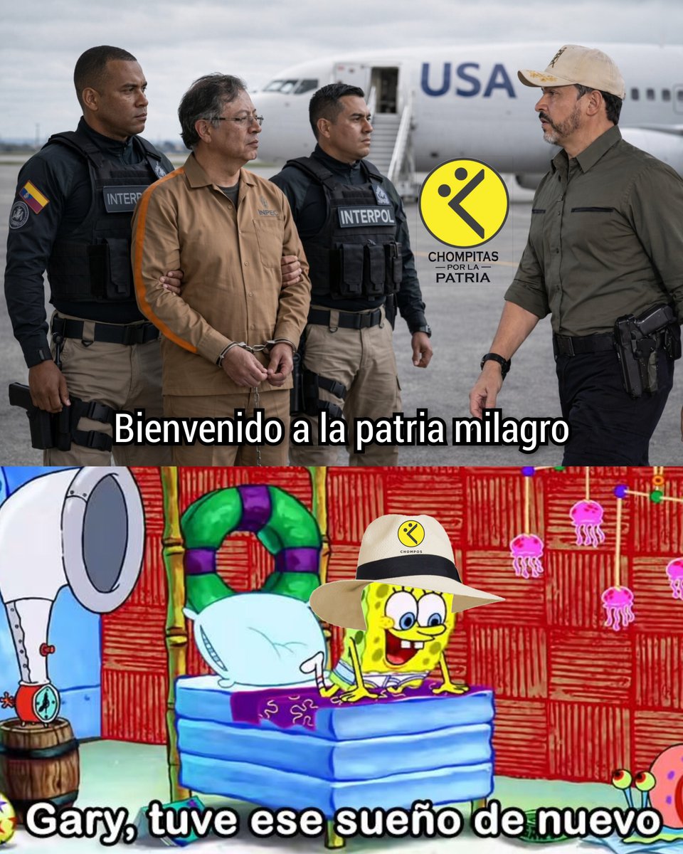 Chompos6402's tweet photo. El sueño de los colombianos de bien https://t.co/hSvFYw4Yks