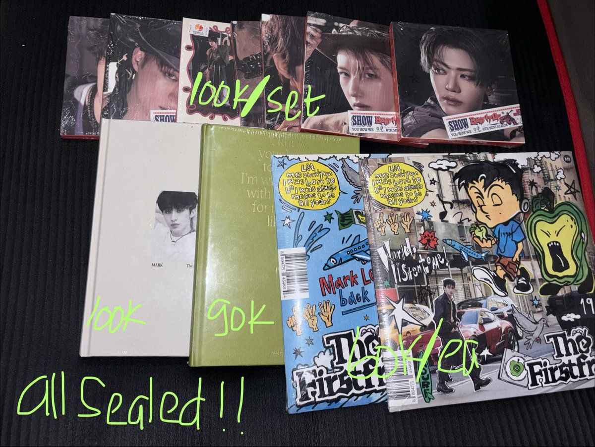 iamyourbluee's tweet photo. WTS ALBUM SEALED ❗️

- Mark The Firstfruit PB ver
- Mark The Firstfruit Square Flap ver
- Digipack Beat It Up

❗️all sealed
❗️take all 390k (ex adm &amp; pack)
📍Bali

Tag. Wts want to sell album photobook mark firstfruit pb sq putih hijau digipack biu nct dream https://t.co/FEtNrjtkcs