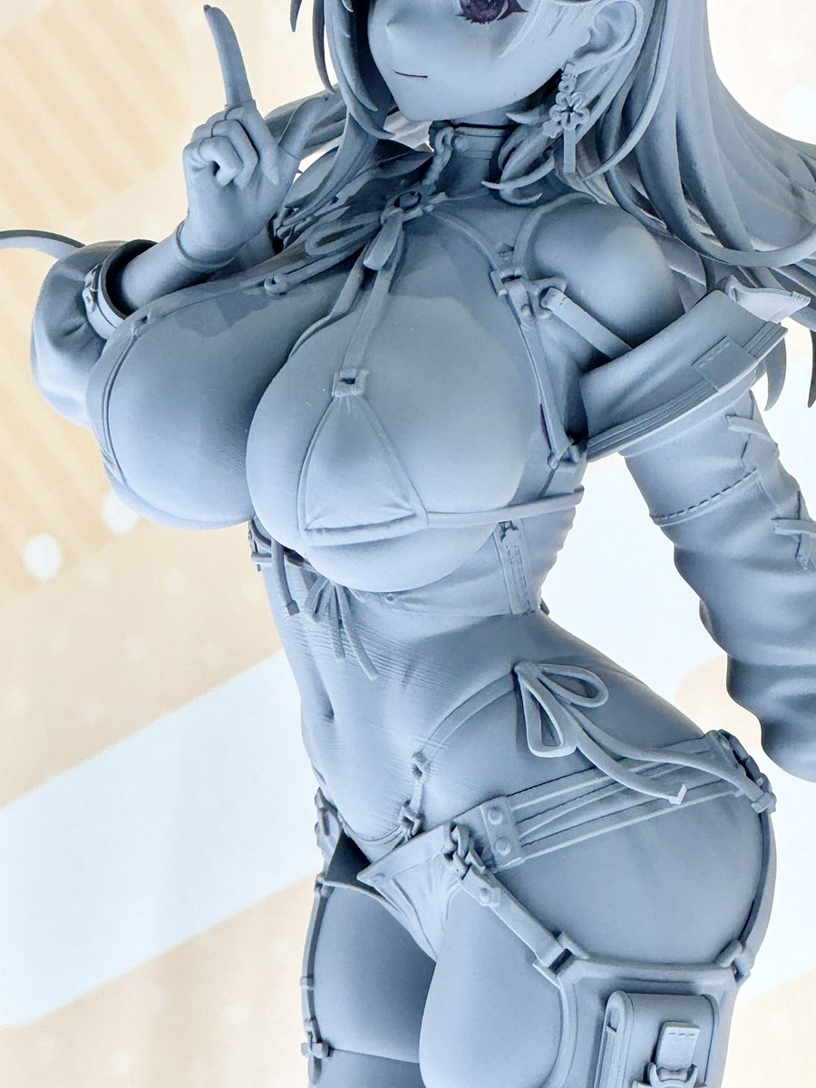 fubuki_works's tweet photo. ほのかフィギュアの原型を見に行ってきた���！
細部にいたるまで圧巻のクオリティ！😭そして最高にかわいい！🌸🐮
#メガホビEXPO2026 #DOAXVV https://t.co/bTS1lOOxFV
