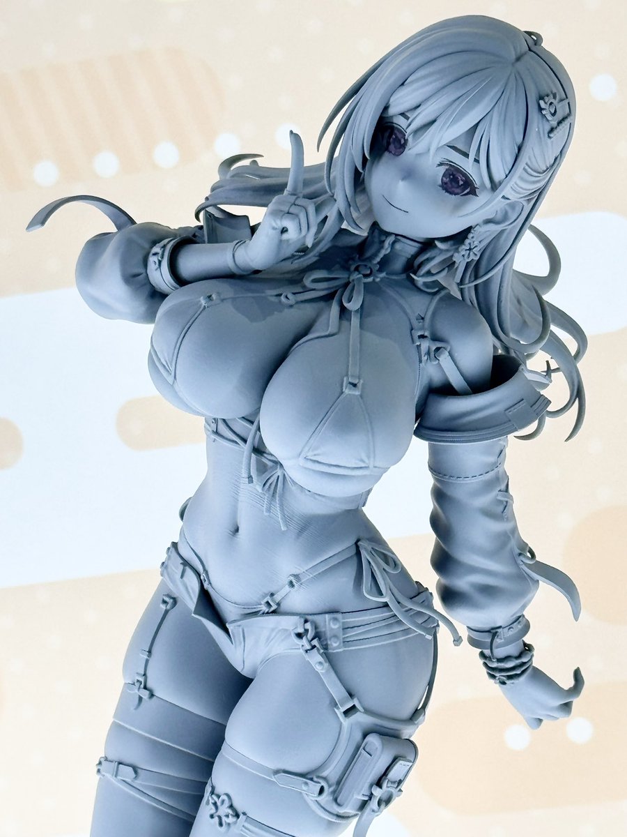 fubuki_works's tweet photo. ほのかフィギュアの原型を見に行ってきた���！
細部にいたるまで圧巻のクオリティ！😭そして最高にかわいい！🌸🐮
#メガホビEXPO2026 #DOAXVV https://t.co/bTS1lOOxFV