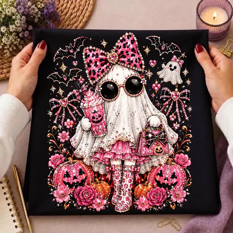 storedream59018's tweet photo. Cute Rhinestone Ghost PNG, Coquette Halloween PNG, Pink Leopard Bow Ghost, Bling Pumpkin Coffee Sublimation, Girly Halloween Shirt Design https://t.co/5popZsb7cr via @Etsy #funnyshirt #tshirts  #Halloween #christmas #trends #USA https://t.co/f0noh0ZlzN