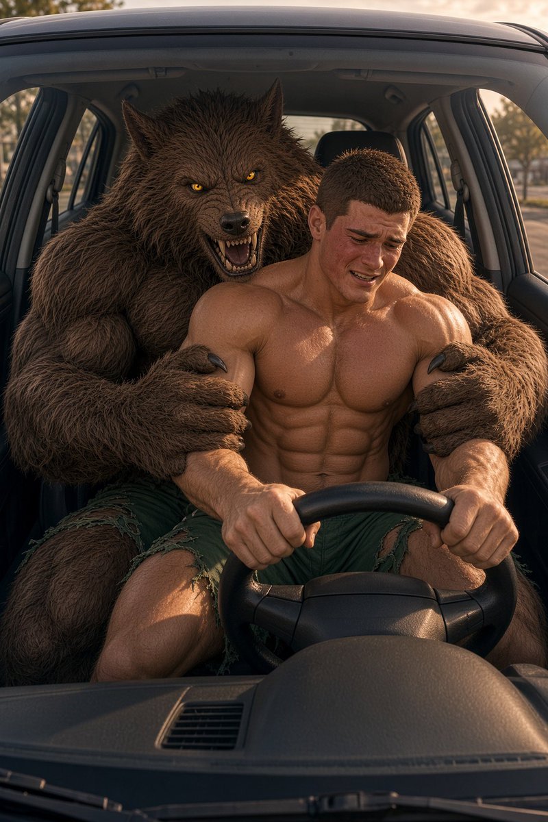 WolfManLovr's tweet photo. #Werewolf #TF
#Transformation #werewolf
An American werewolf in the gym part 10:  He is your passenger now, but definitely not a passive passenger, always lurking in your bones and under your skin, he sits in the drivers seat as well, sometimes totally taking control. https://t.co/gXdacvYLh8