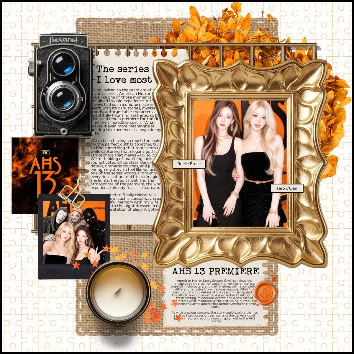 solpetalia's tweet photo. 𖤼 ... 𝖮𝗋𝖺𝗇𝗀𝖾_🄱𝗅𝗈𝗀 ／𝓃.⠀𝖢𝗂𝗍𝗋𝗎𝗌 𝖲𝗎𝗇𝗌𝖾𝗍!  [ 𓆣 ] 𝗔𝗛𝗦 𝟭𝟯 𖤘 Tag: #AHSRoleplay ... 🔪
Thank you, my dearest friend Evan, for the kind invitation! Delighted to attend the premiere of your work alongside my wife — we admire you so! https://t.co/isGgE8zJw7