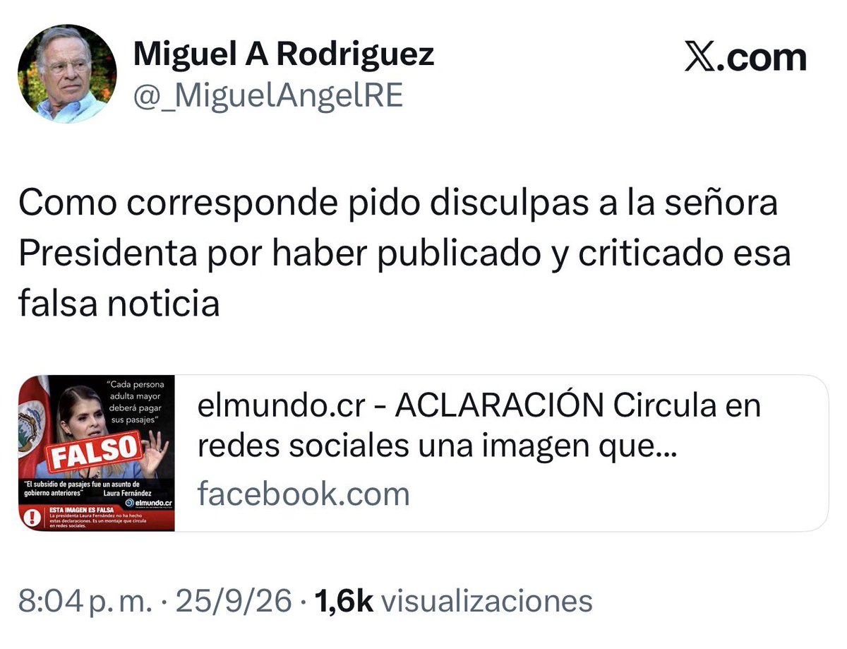 aferbarcr's tweet photo. ¿Qué dirá la académica Gaby Arguedas que también compartió la noticia falsa?  Están desesperados por tirarle al gobierno que comparten publicaciones de cuentas troll y llaman a rendir cuentas. https://t.co/pKPxoyyZrB