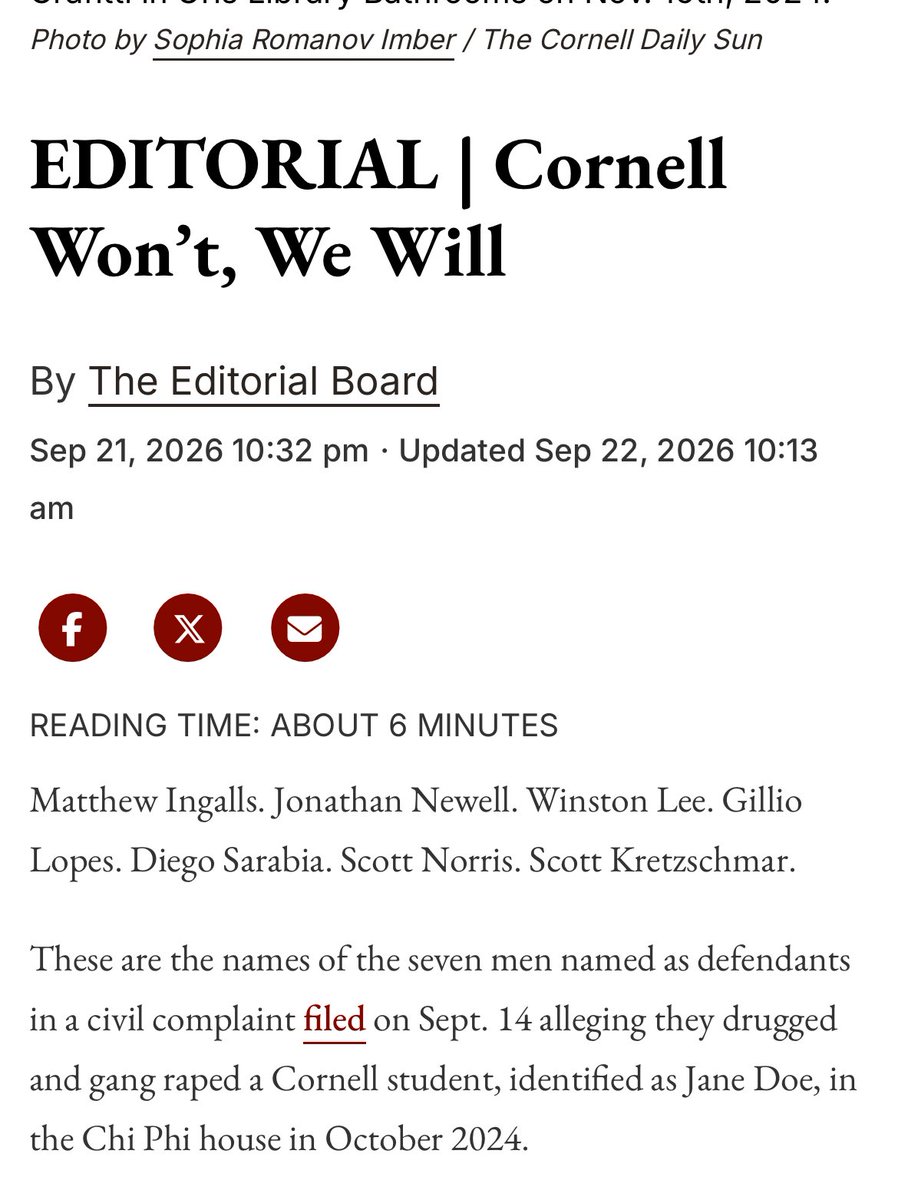 izzysaks's tweet photo. People share the story but it’s time we start sharing the names as well 

Matthew Ingalls. Jonathan Newell. Winston Lee. Gillio Lopes. Diego Sarabia. Scott Norris. Scott Kretzschmar

Thank you Editorial https://t.co/LTqNU1es4U