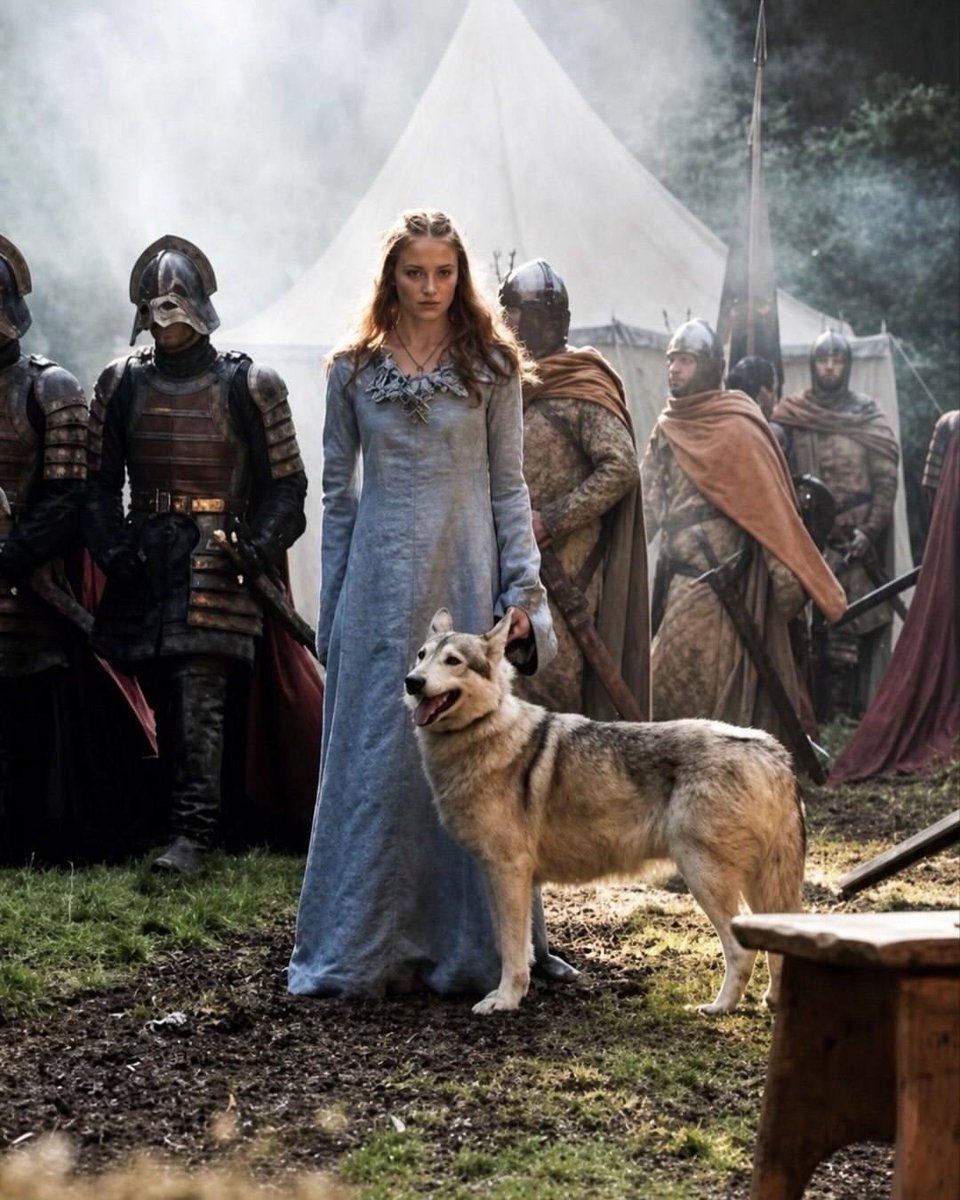 benjaminleeu6qq's tweet photo. Sophie Turner’s bond with Lady went beyond Game of Thrones. The dog who played Sansa Stark’s direwolf became so special to Sophie that she adopted her after filming. Lady went from loyal co-star to beloved family member. https://t.co/JR2aeyrufh