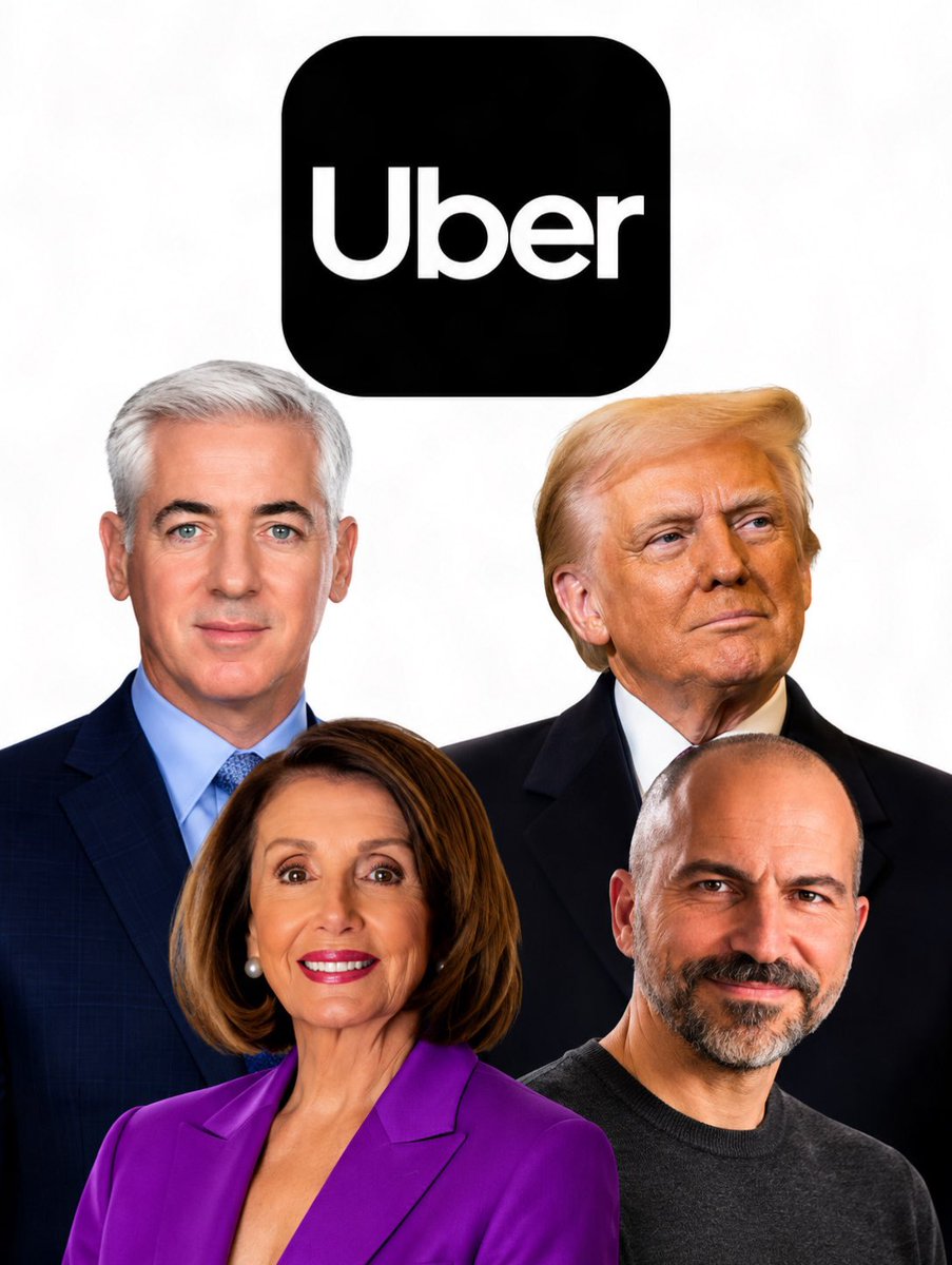 NathanCrossNC's tweet photo. Donald Trump bought $UBER at ~$75.

Bill Ackman called $UBER cheap at ~$82.

The CEO bought shares at ~$71.

Nancy Pelosi bought $UBER calls at ~$70.

Now you can buy $UBER below ALL of them, under $70.

At less than ~18x earnings and near its lowest valuation ever.

Do with this information as you will.