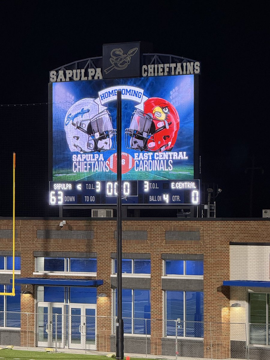BChalakee's tweet photo. Defeated the East Central Cardinals varsity 63-0! Letβs go! I am thankful π
#backtowork #alwaysimproving
@FaithFamFball @Sapulpa_FB @timholt11 @ChrisHarrisJr @ChJelite @PrepRedzoneOK @BraddoxBc9 @CoachRitch66 @CoachBWatters https://t.co/WSahHX6t2J