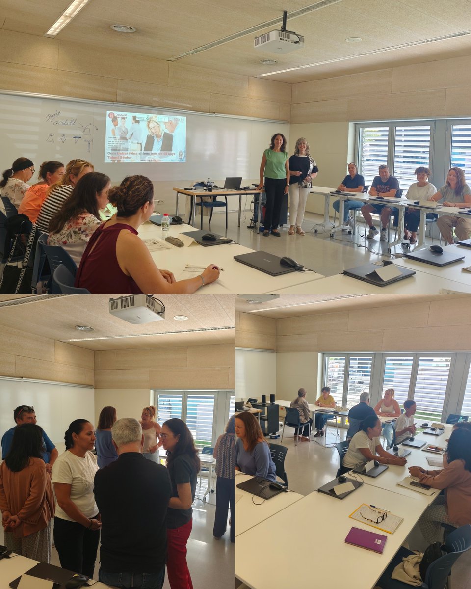 CeliaHil's tweet photo. Hem finalitzat el curs de 3 dies de "Com aconseguir #feina amb +45  #TalentSènior" del #RECULL de la #DIBA a #CanCalderón - #AjuntamentDeViladecans 🥰

Espero que us ajudi a trobar una nova #ocupació o a #empendre.
 
📍 #Viladecans 

#ODSDiba #SOM311 #OrientacióLaboral #CeliaHil https://t.co/o9gZvdoVvg