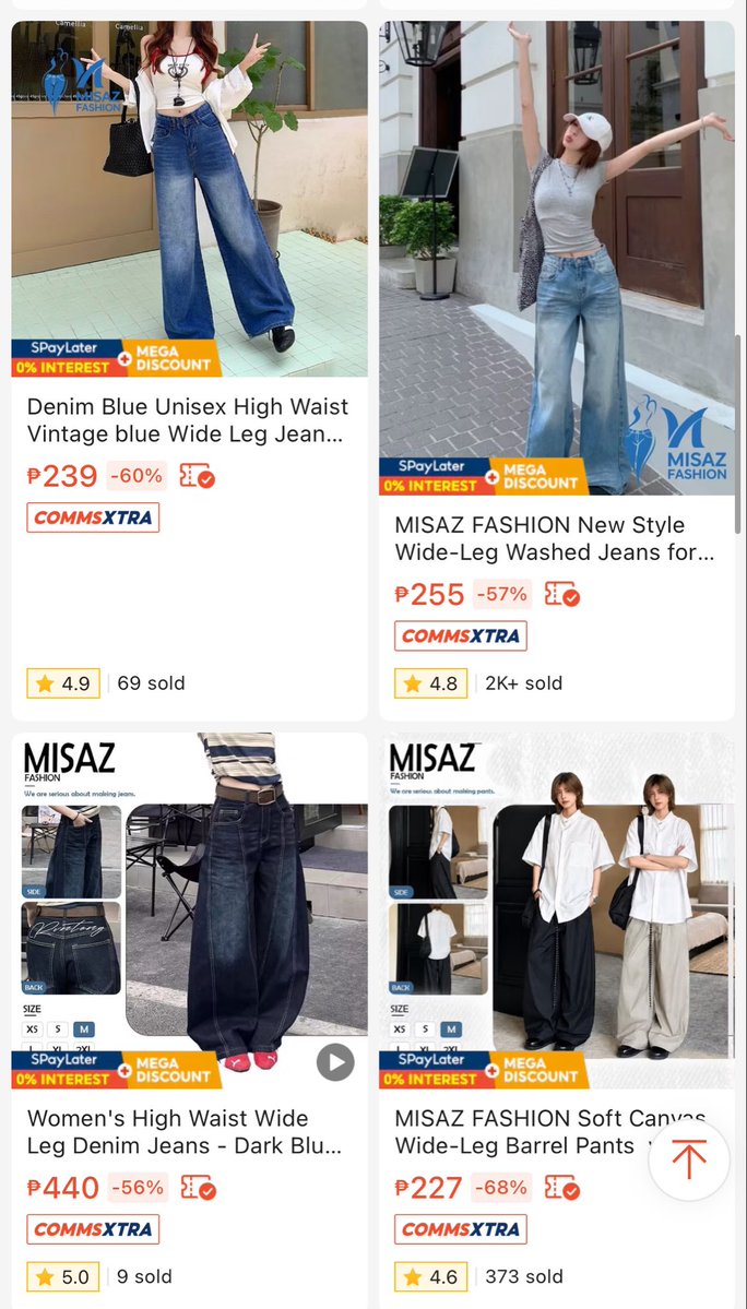 sev_styles's tweet photo. Mga mahilig sa jeans, check this! 👖🤎
Wide-leg, baggy, at ang daming cute na styles na hindi nakakabutas ng bulsa. 👀✨ Check niyo here: https://t.co/QXJqMCkjyz https://t.co/aE8v1pBFXW