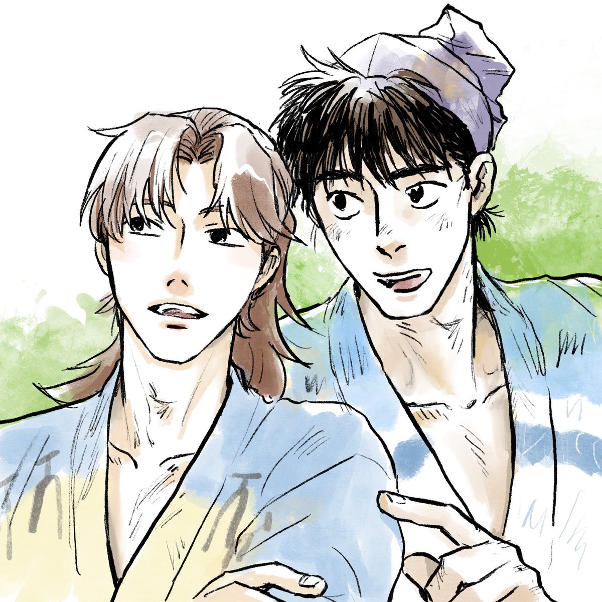 oouna2000's tweet photo. 超〜〜〜〜久しぶりに利土落書き。
描くことで深まる愛、ありますね https://t.co/gA7l1ImKeP