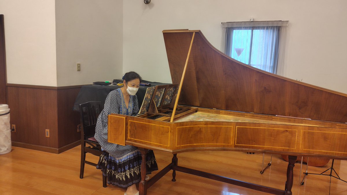 NagoyaBaroque's tweet photo. お二人目のチェンバロ独奏は、J.S.バッハの半音階的幻想曲とフーガ　ニ短調。
#第137回例会 https://t.co/PofwBt7RUV