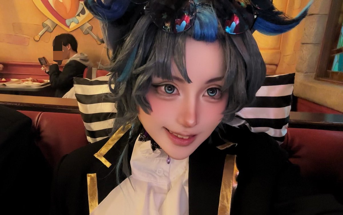 rerei_do2's tweet photo. 1年でインパなんだゾ‼️
 #Dハロ仮装
 #Dハロツイステ仮装 #Dハロ2026 https://t.co/PgQftviOE3