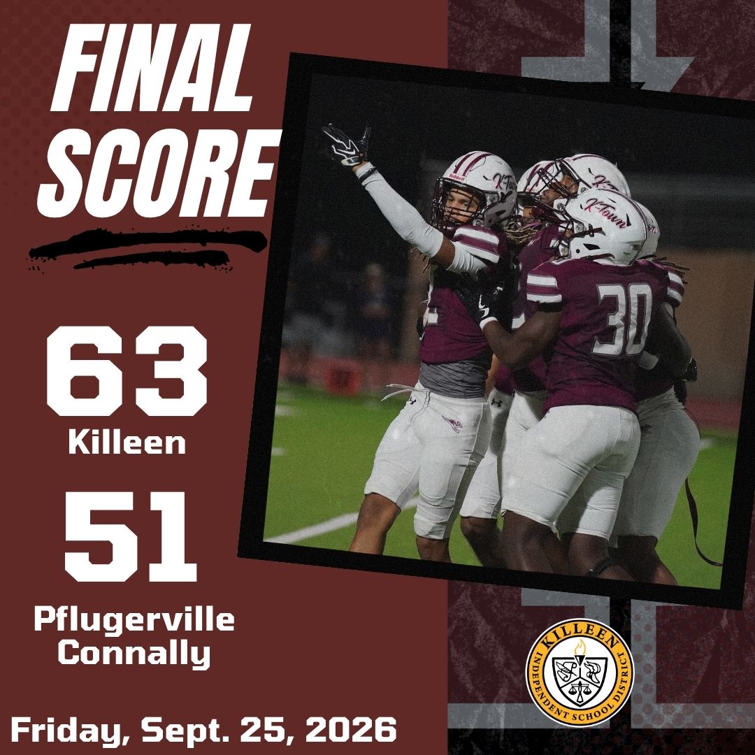 KilleenISD_'s tweet photo. The Roos go on the road, pick up a win for the trip back and improve to 2-0 in District 12-5A-I!
#WeAreKISD https://t.co/03euaA6PAu