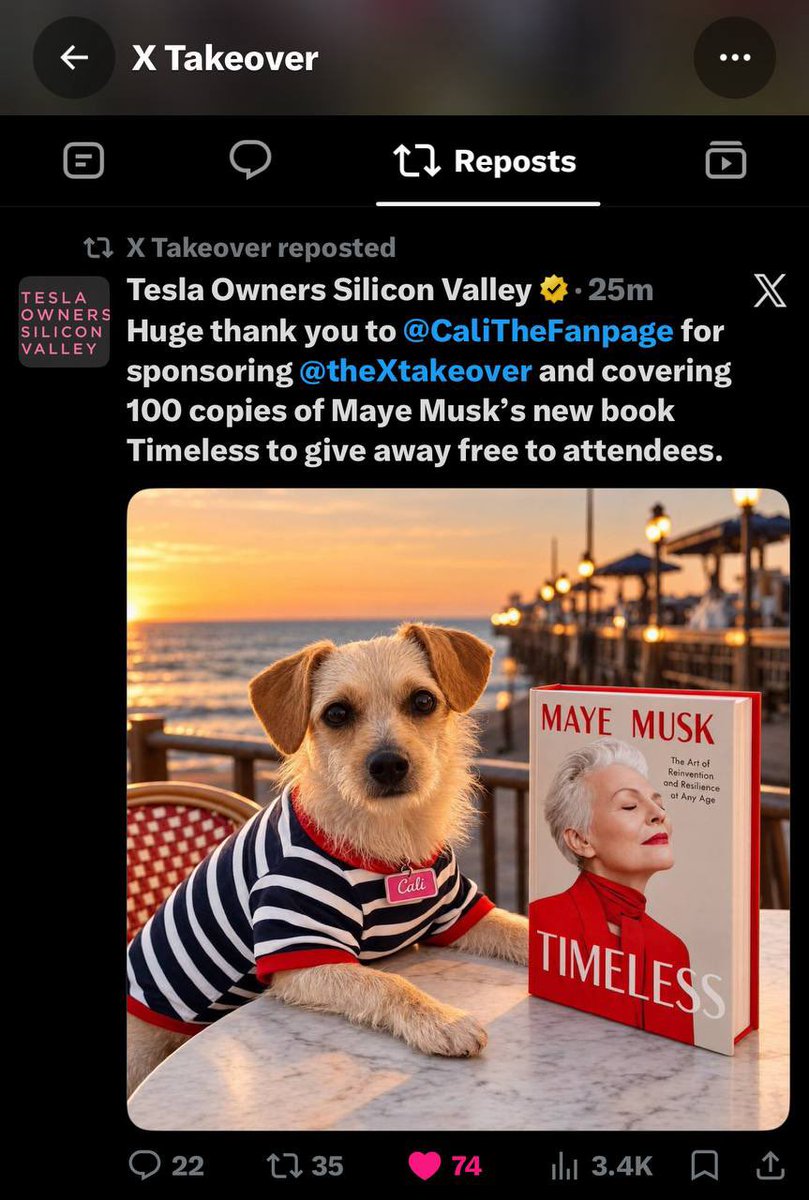 RafelineK's tweet photo. don’t think ppl realize how insane solana:8k4sBtEeK4pf26noKqApv8NBTnuSJcbdwpKYknk5PbAA is

literally sponsoring for @theXtakeover and 

Cali logo will be all over the backdrop for where Maye Musk will be taking all the photos for her meet and greet ( so every photo she takes will have our logo behind her )

$1B is a fud