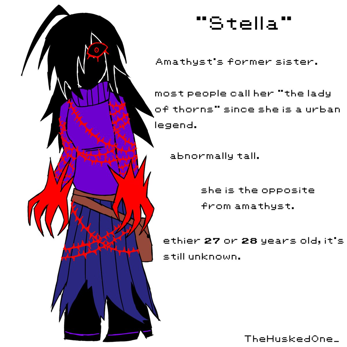 TheHuskedOne_'s tweet photo. isn't she so pretty?  #PokemonCorruptedAmathyst #TheHellArchives #pokepastaOC https://t.co/Ir7j4XMaJu