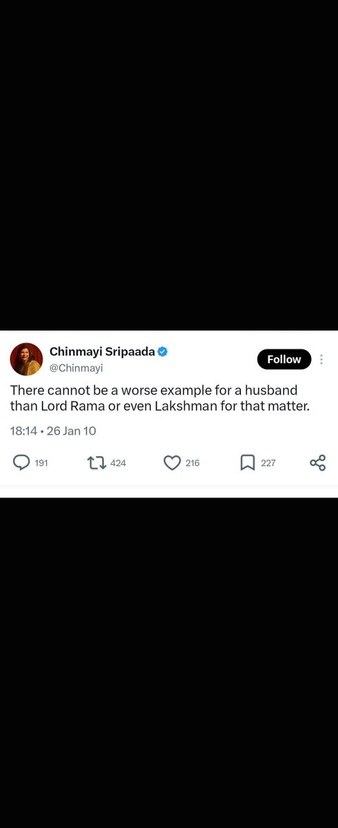 jayshil5297's tweet photo. @Chinmayi You are the same person right who said this https://t.co/RD4nUlLBvI